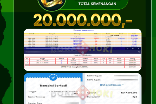 Togel Cambodia Rp.20.000.000