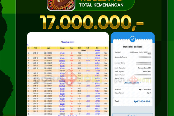 Livegames Roulette Rp.17.000.000