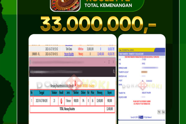 Livegames Roulette Rp.33.000.000