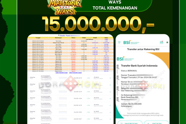 MAHJONG-WAYS 15.000.000