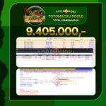 Togel Totomacau 4D Rp.9.405.000