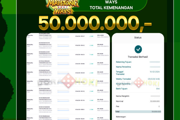 Mahjong Ways 50.000.000