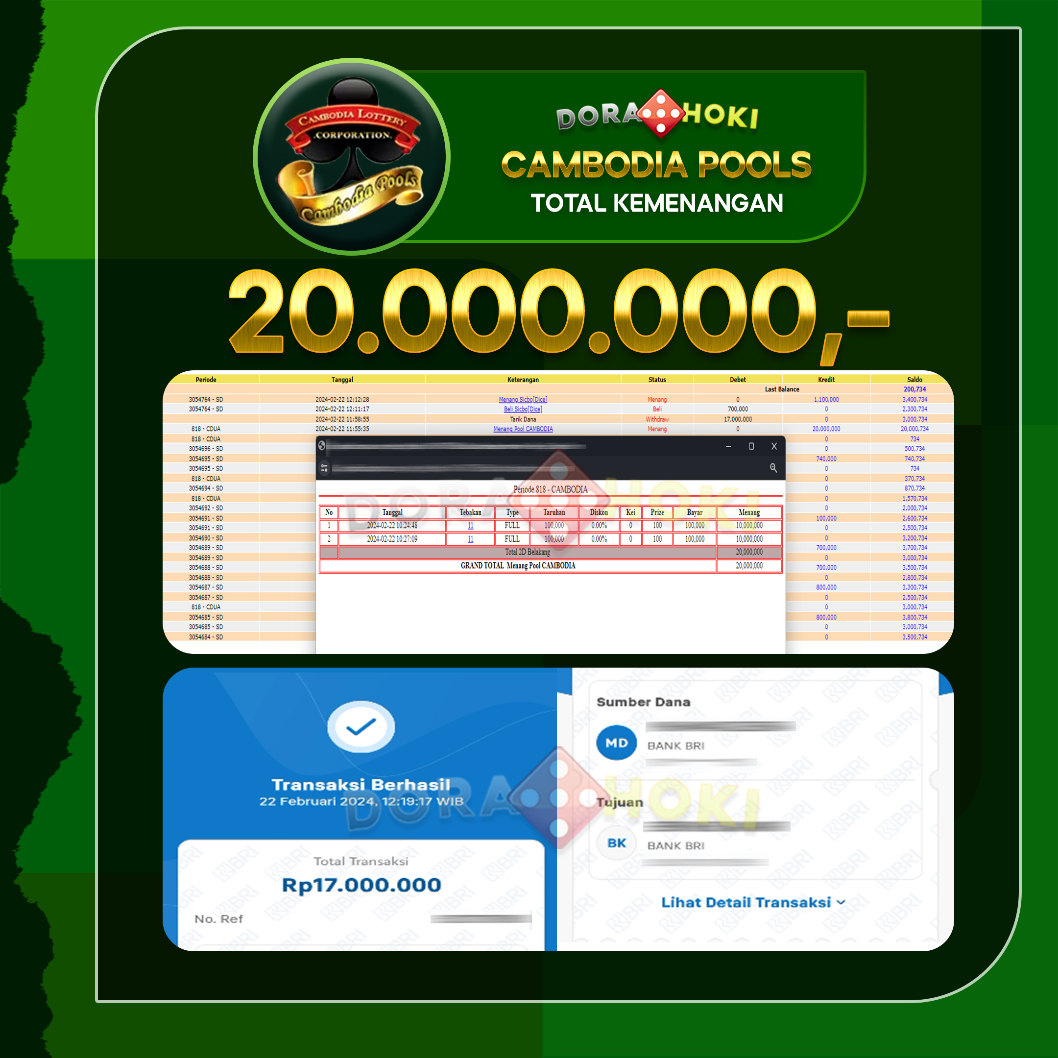 TOGEL CAMBODIA 20.000.000