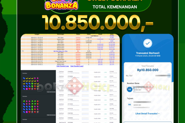 Sweet Bonanza 10.850.000