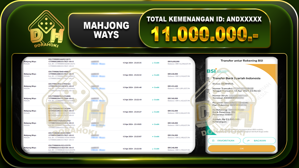 Mahjong Ways 11.000.000