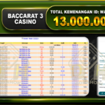 Baccarat 3 13.000.000