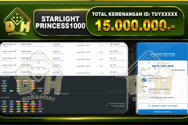 Starlight Princess 1000 15.000.000