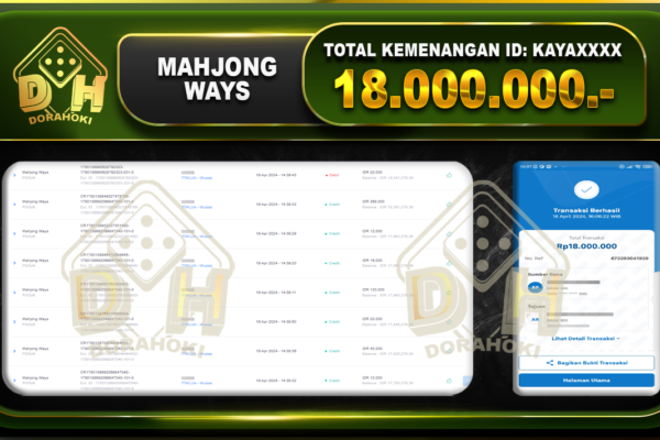 Mahjong Ways 18.000.000