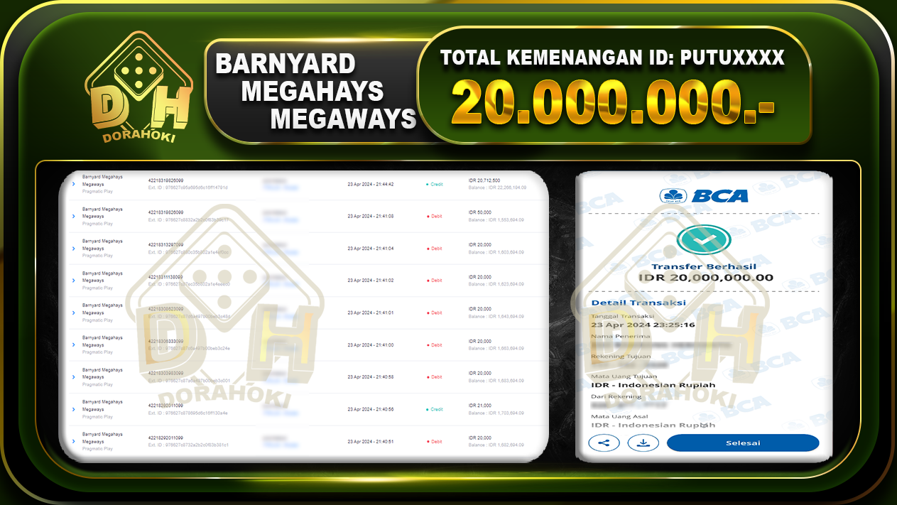 barnyard megahays megaways 20.000.000