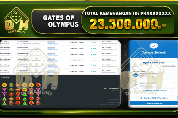 Gates Of Olympus 23.300.000