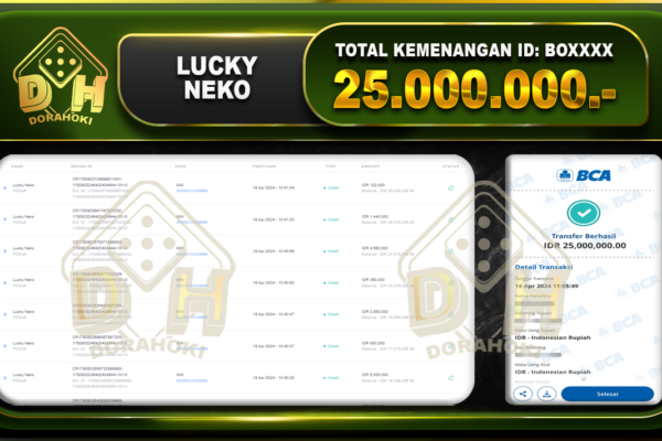 LUCKY NEKO 25.000.000