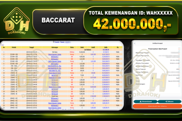 BACCARAT 42.000.000