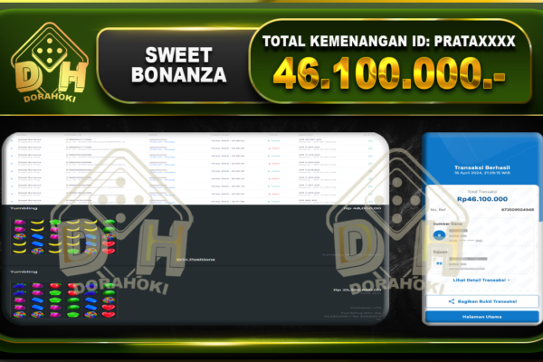 Sweet Bonanza 46.100.000