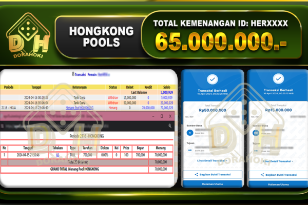 TOGEL HONGKONG 65.000.000