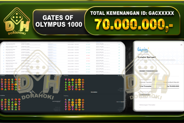 Gates Of Olympus 1000 70.000.000