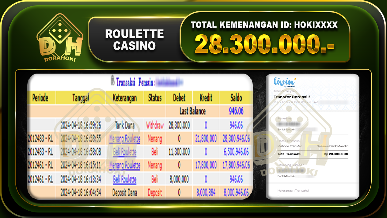 ROULETTE 28.300.000