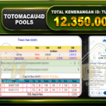 TOTO MACAU 4D 12.350.000