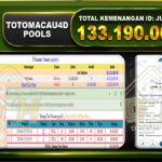 TOTO MACAU 4D 133.190.000