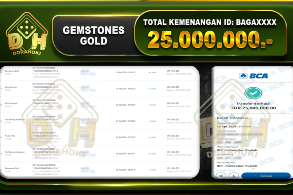 Gemstones Gold 25.000.000