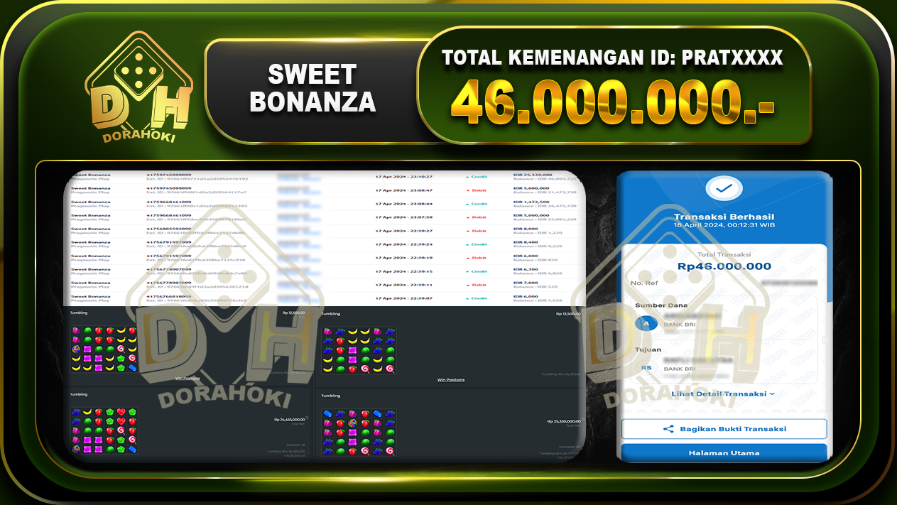 Sweet Bonanza 46.000.000