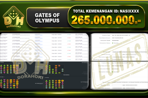 Gates Of Olympus 265.000.000