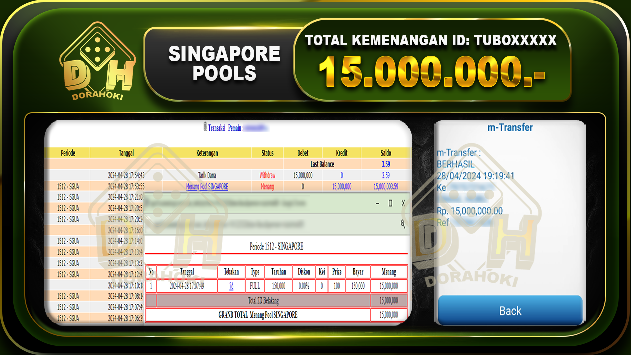 TOGEL SINGAPORE 15.000.000