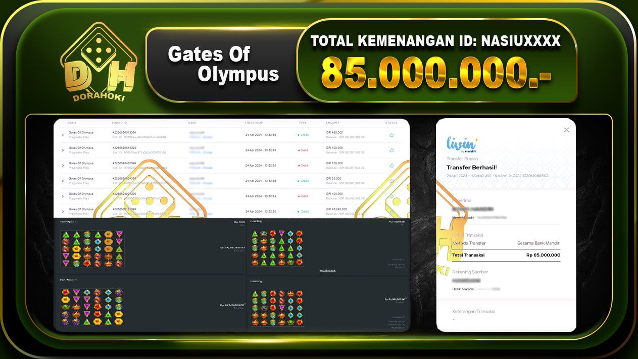 Gates Of Olympus 85.000.000