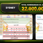 TOGEL SYDNEY 22.000.000