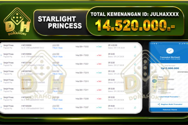 Starlight Princess 14.520.000