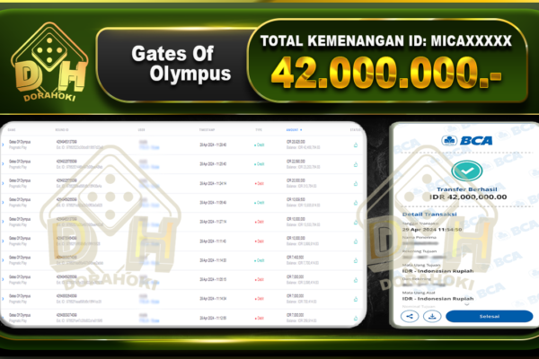 Gates Of Olympus 42.000.000