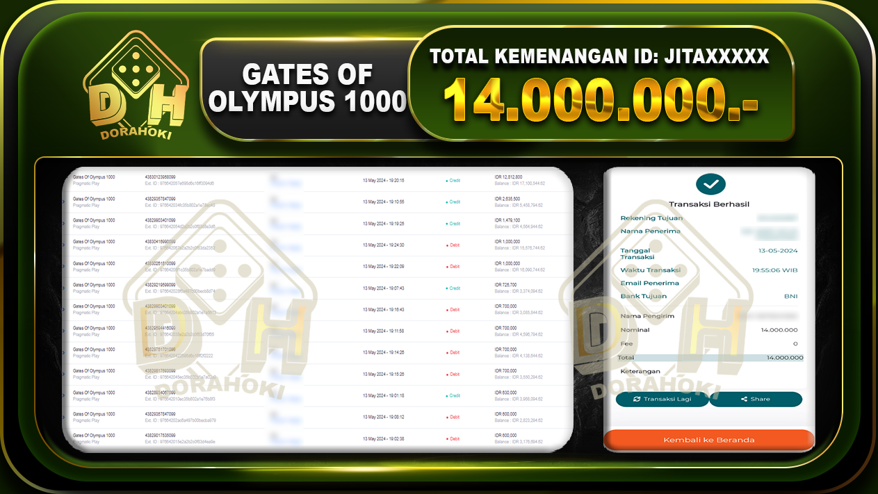 Gates Of Olympus 1000 14.000.000