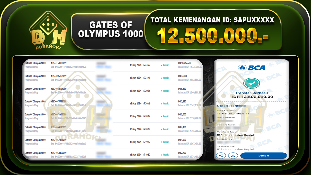 Gates Of Olympus 1000 12.500.000