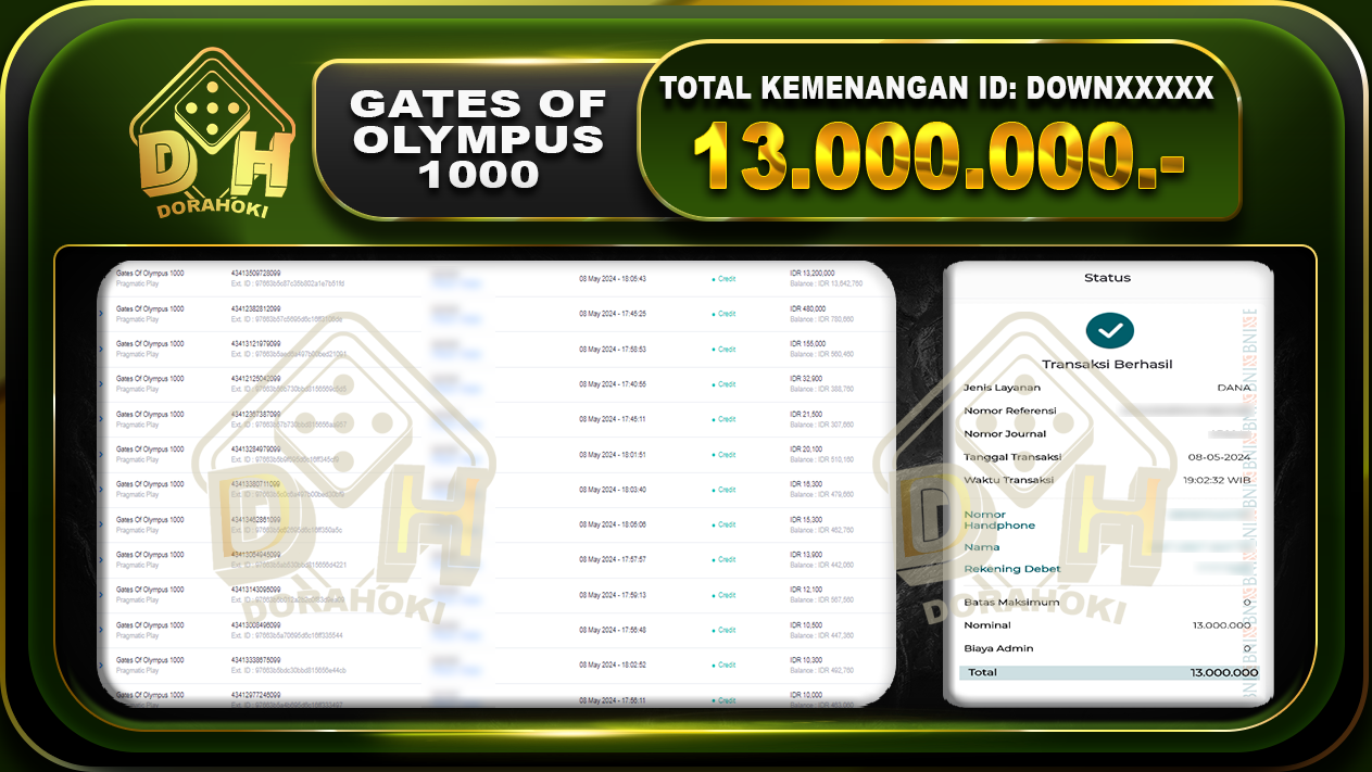 Gates Of Olympus 1000 13.000.000