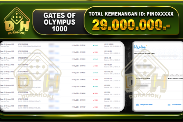 Gates Of Olympus 1000 29.000.000