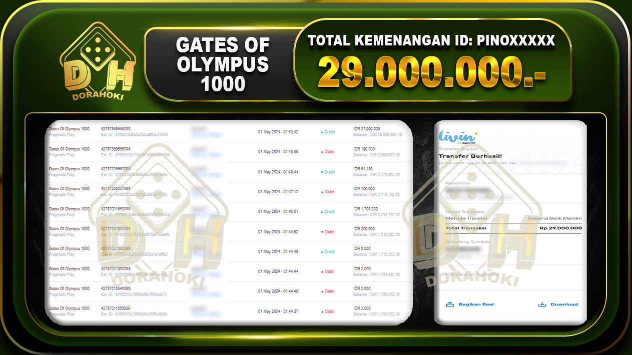 Gates Of Olympus 1000 29.000.000