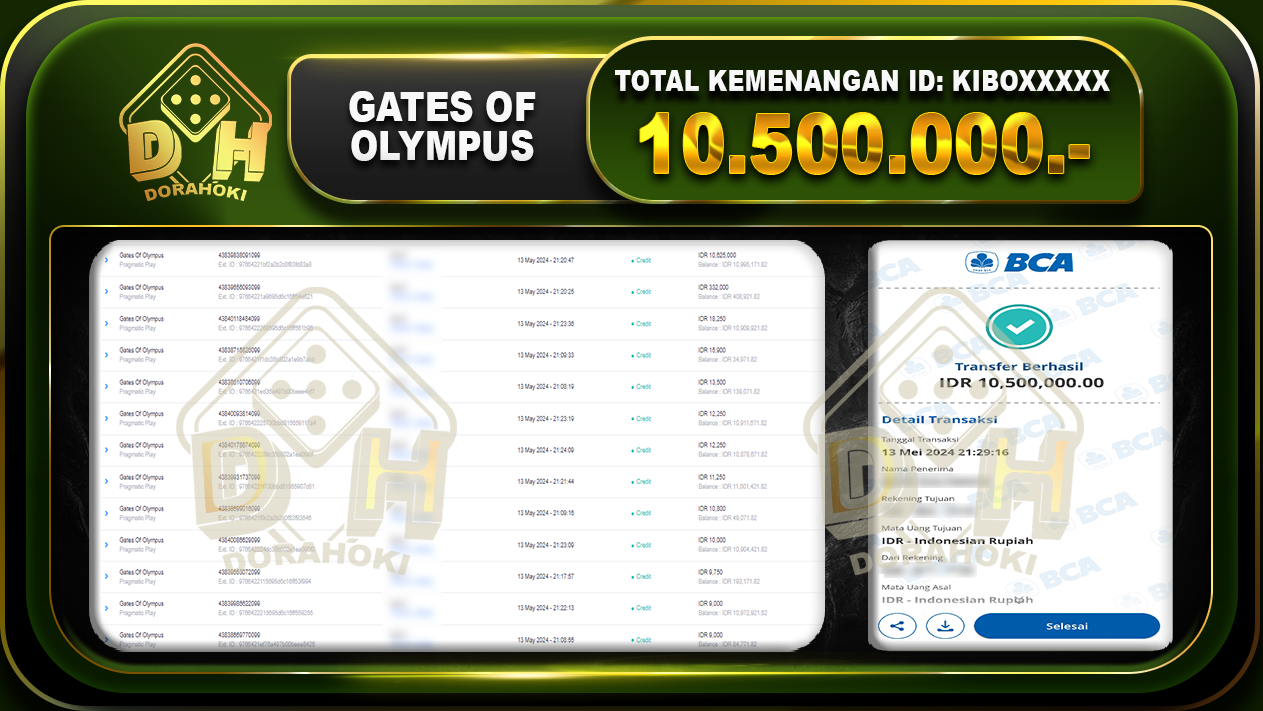 Gates Of Olympus 10.500.000