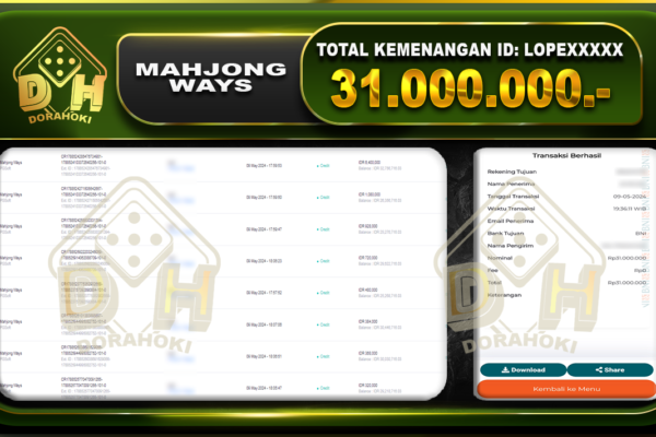 Mahjong Ways 31.000.000