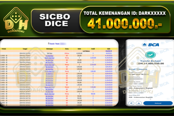 Sicbo Dice 41.000.000