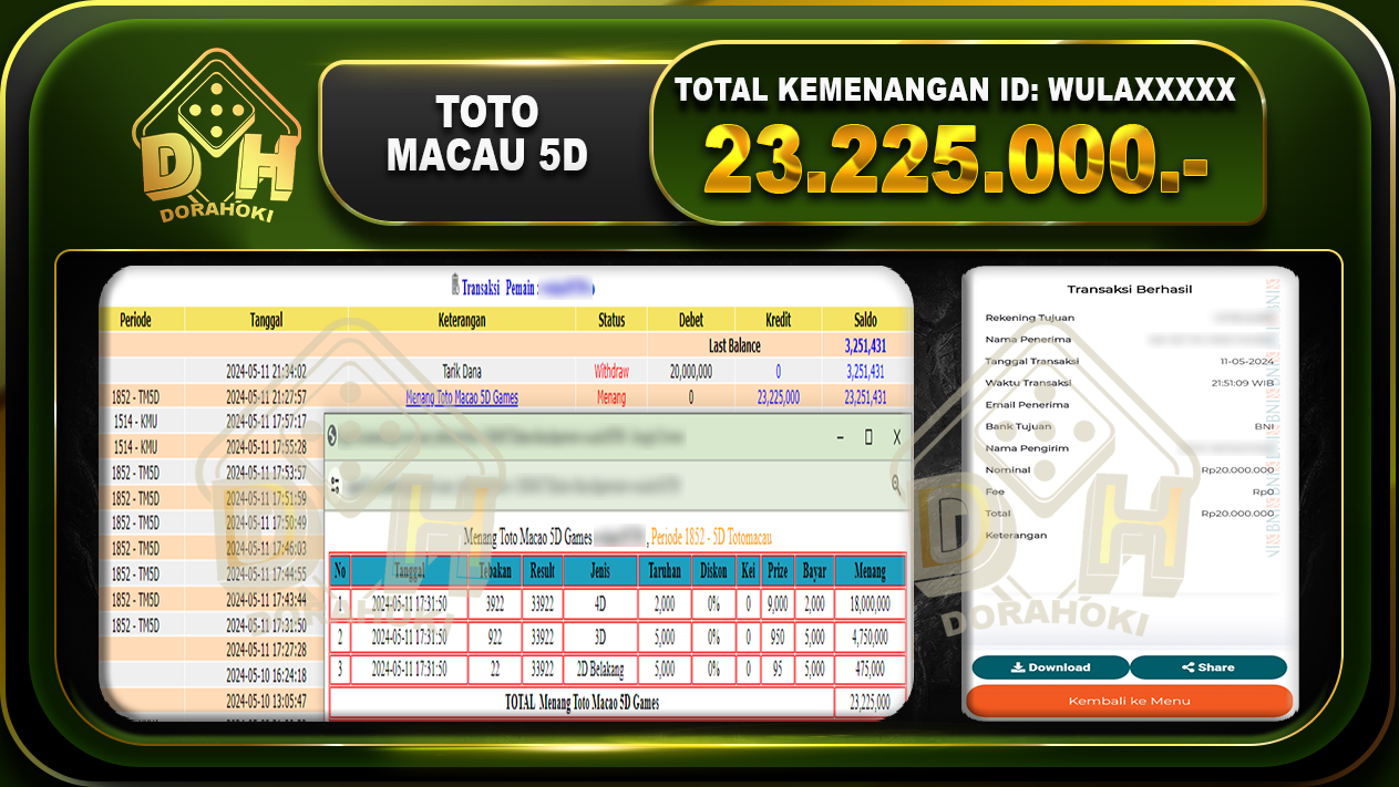 TOTOMACAU 5D 23.225.000