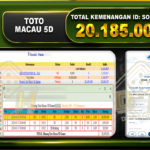 BUKTI JP TOTO MACAU 5D 20.185.000