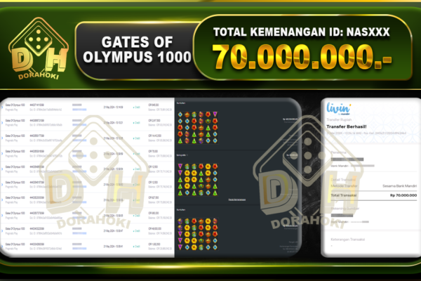 Gates Of Olympus 1000 70.000.000