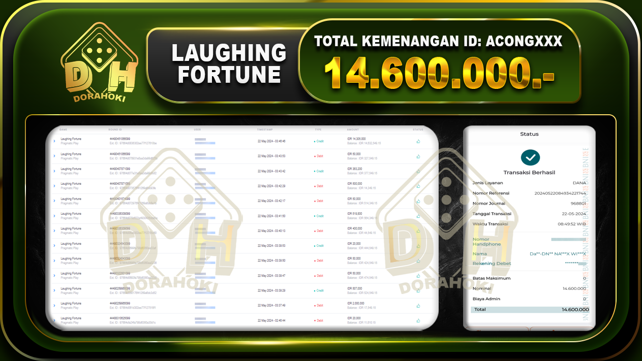 Laughing Fortune 14.600.000