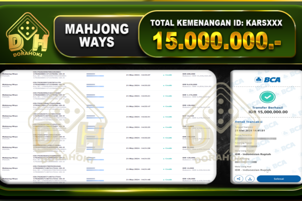 Mahjong Ways 15.000.000