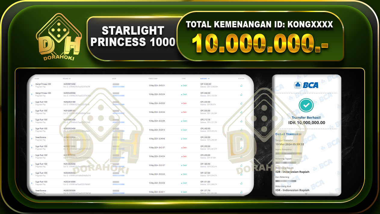 Starlight Princess 1000 10.000.000