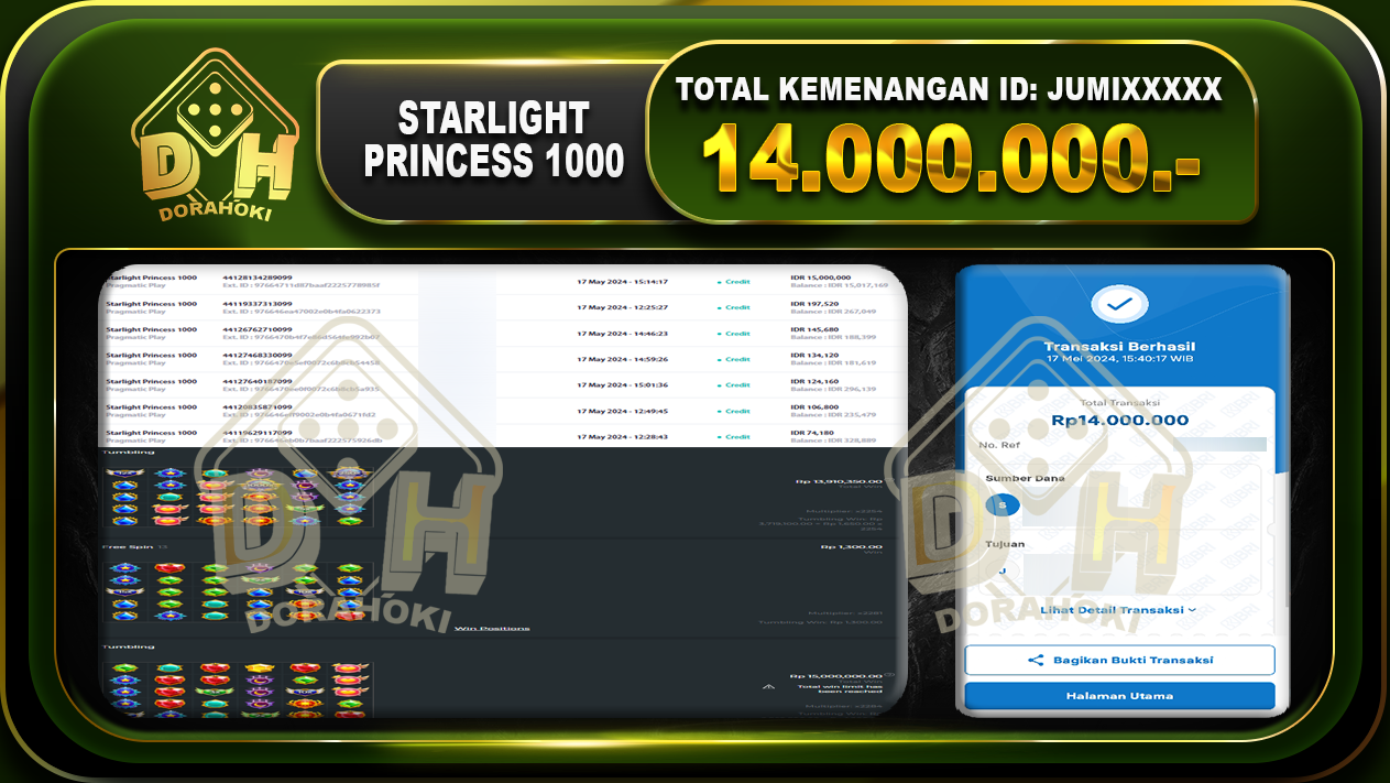 Starlight Princess 1000 14.000.000