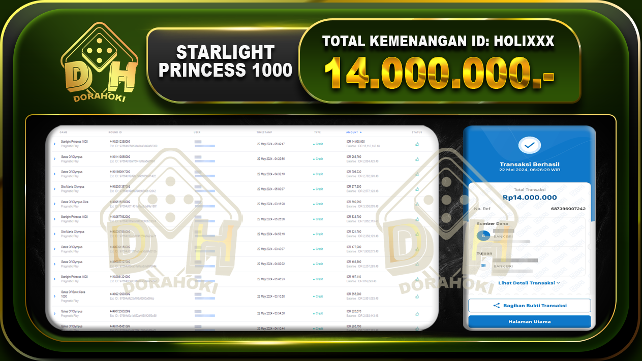 Starlight Princess 1000 14.000.000