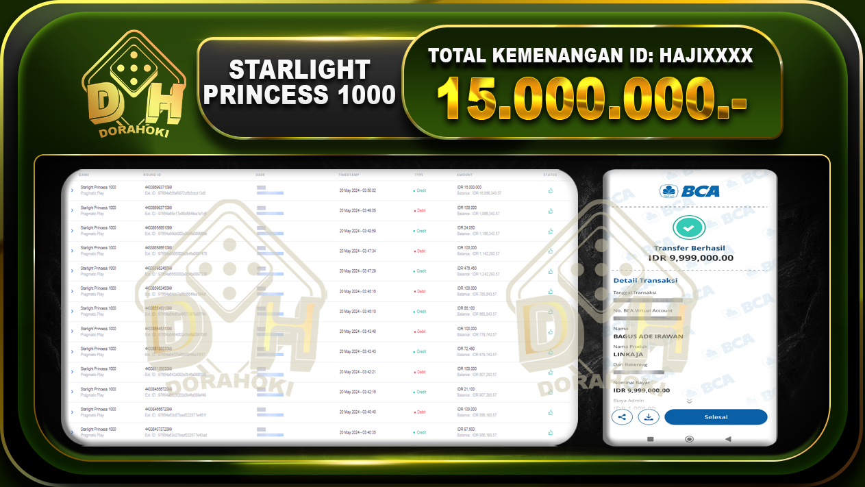 Starlight Princess 1000 15.000.000