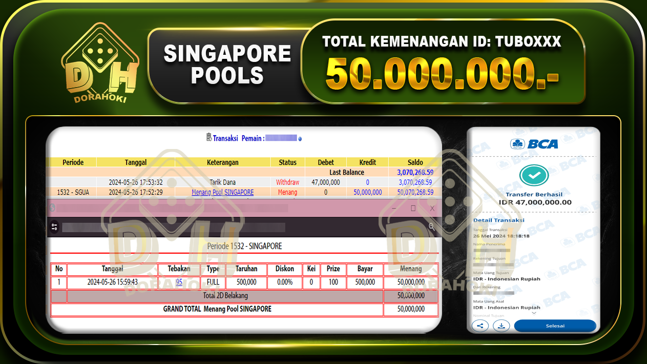 TOGEL SINGAPORE 50.000.000