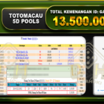 TOGEL TOTOMACAU 13.500.000