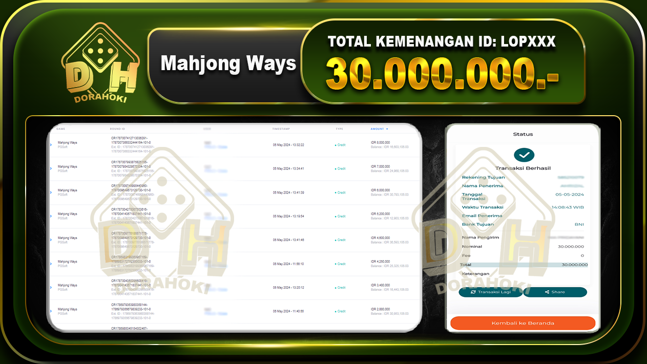 Mahjong Ways 30.000.000